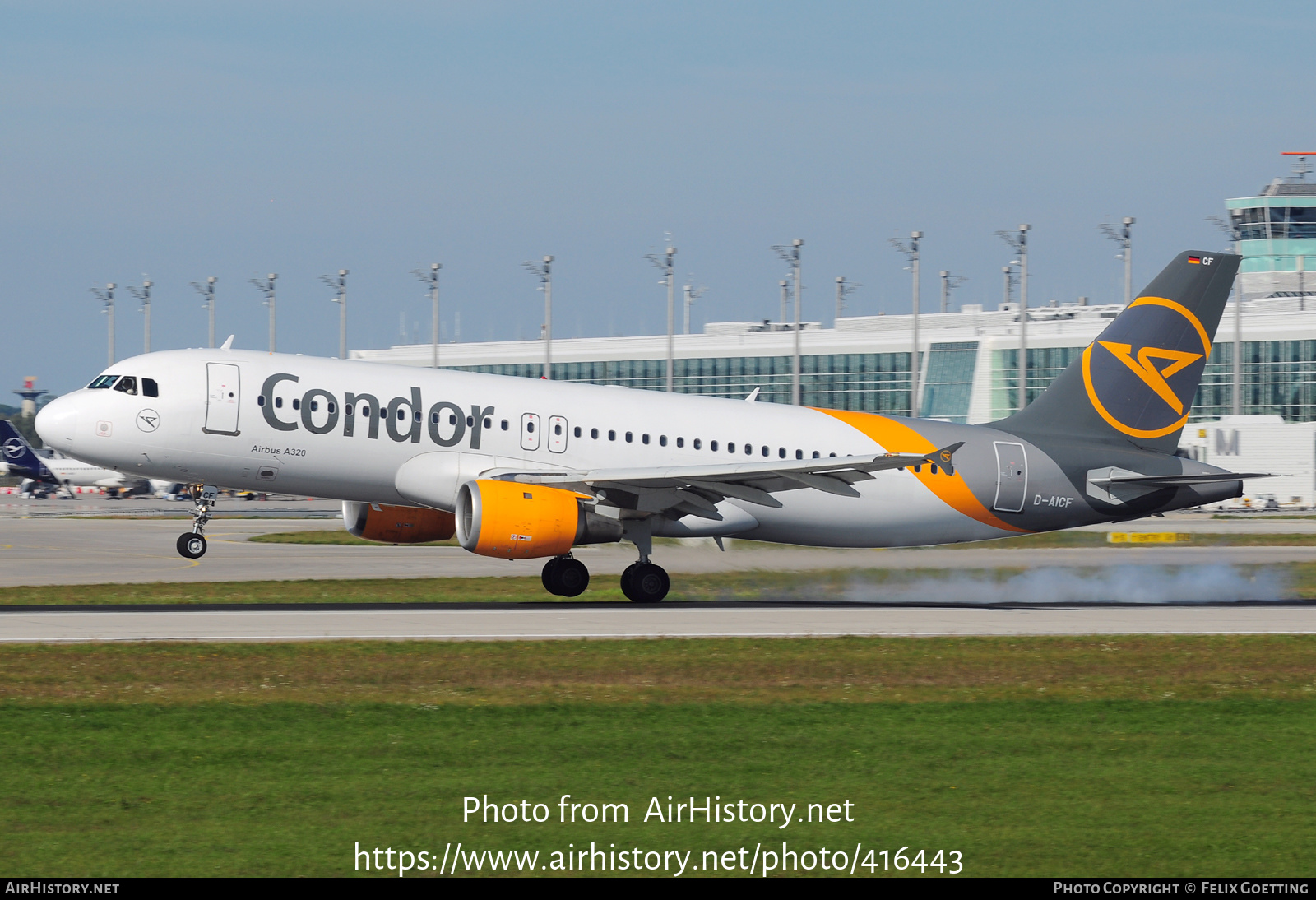 Aircraft Photo of D-AICF | Airbus A320-212 | Condor Flugdienst | AirHistory.net #416443