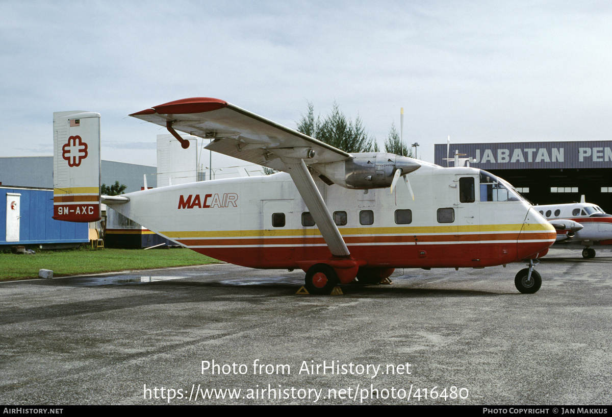 Aircraft Photo of 9M-AXC | Short SC.7 Skyliner 3A-200 | Malaysia Air Charter - MAC | AirHistory.net #416480