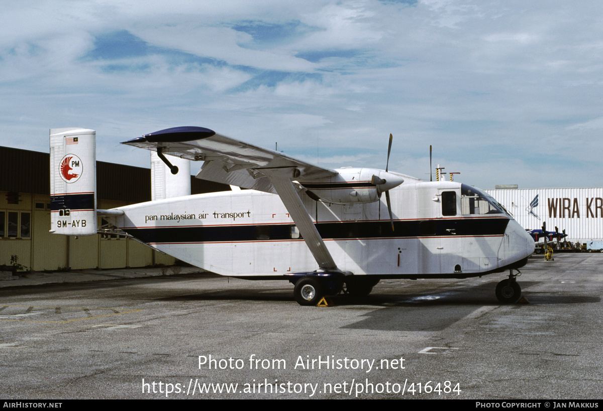 Aircraft Photo of 9M-AYB | Short SC.7 Skyliner 3A-100 | Pan Malaysian Air Transport | AirHistory.net #416484