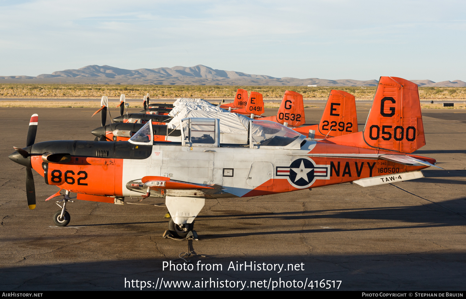 Aircraft Photo of 160500 / 0500 | Beech T-34C Turbo Mentor | USA - Navy | AirHistory.net #416517