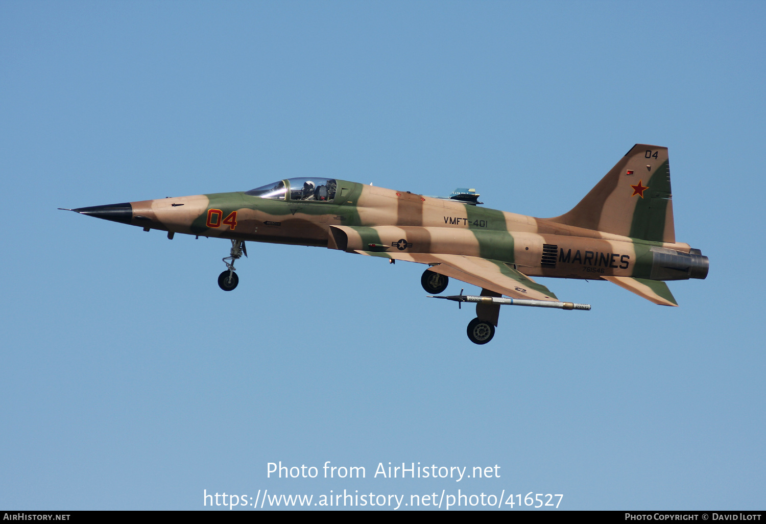 Aircraft Photo of 761546 | Northrop F-5N Tiger II | USA - Marines | AirHistory.net #416527