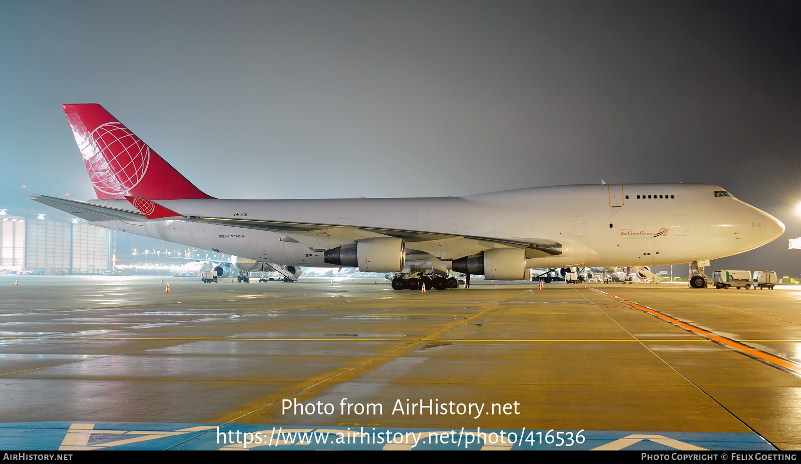 Aircraft Photo of OM-ACB | Boeing 747-433(BDSF) | Air Cargo Global | AirHistory.net #416536