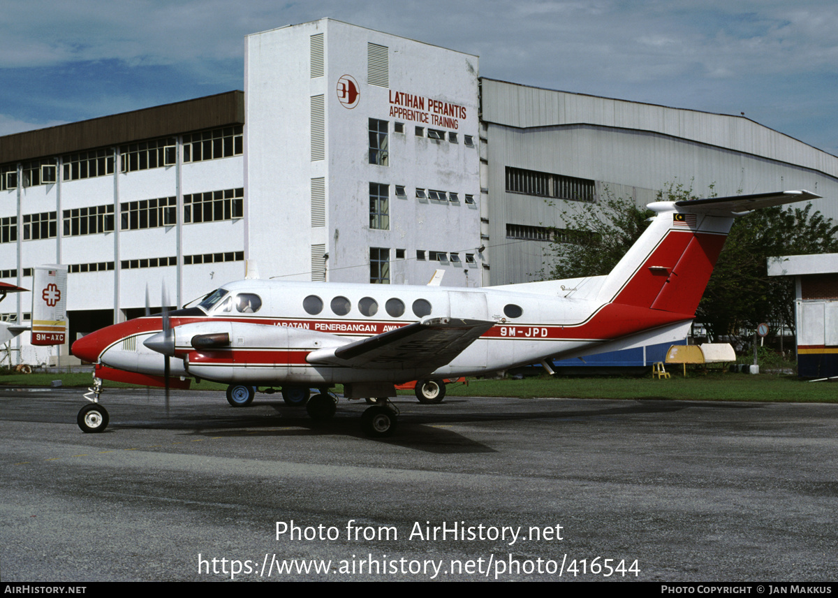 Aircraft Photo of 9M-JPD | Beech B200T Super King Air | Jabatan Penerbangan Awam - Department of Civil Aviation | AirHistory.net #416544