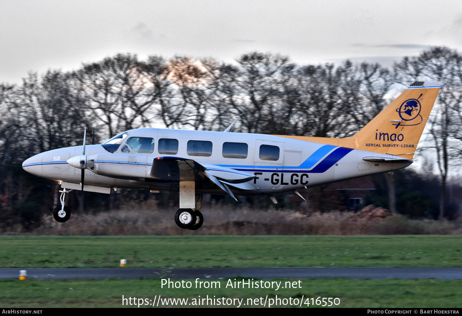 Aircraft Photo of F-GLGC | Piper PA-31-350 Chieftain | IMAO Aerial Survey-Lidar | AirHistory.net #416550