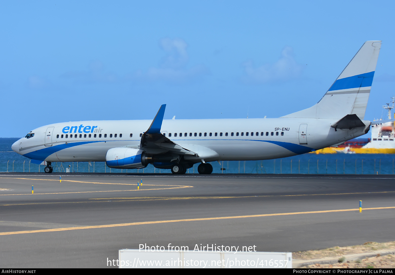 Aircraft Photo of SP-ENU | Boeing 737-83N | Enter Air | AirHistory.net #416557