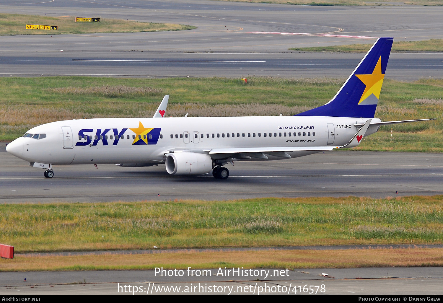 Aircraft Photo of JA73NX | Boeing 737-86N | Skymark Airlines | AirHistory.net #416578