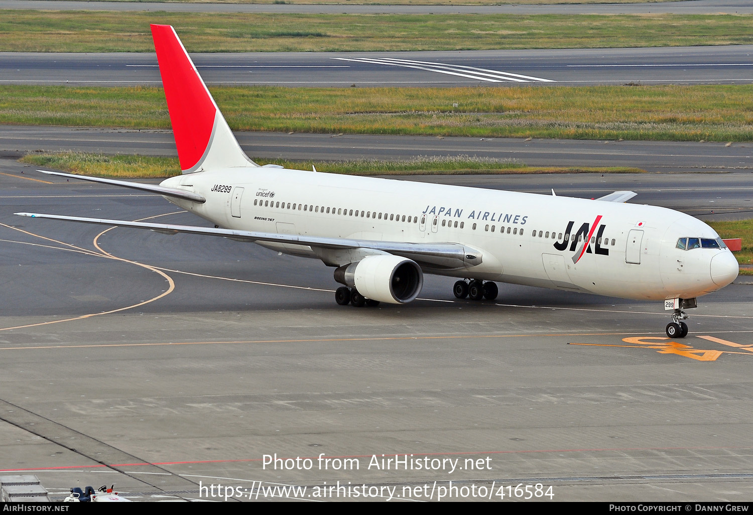 Aircraft Photo of JA8299 | Boeing 767-346 | Japan Airlines - JAL | AirHistory.net #416584