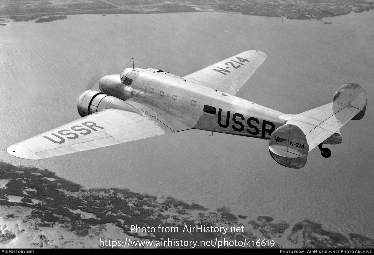 Aircraft Photo of USSR-N214 | Lockheed 10-E Electra | AirHistory.net #416619