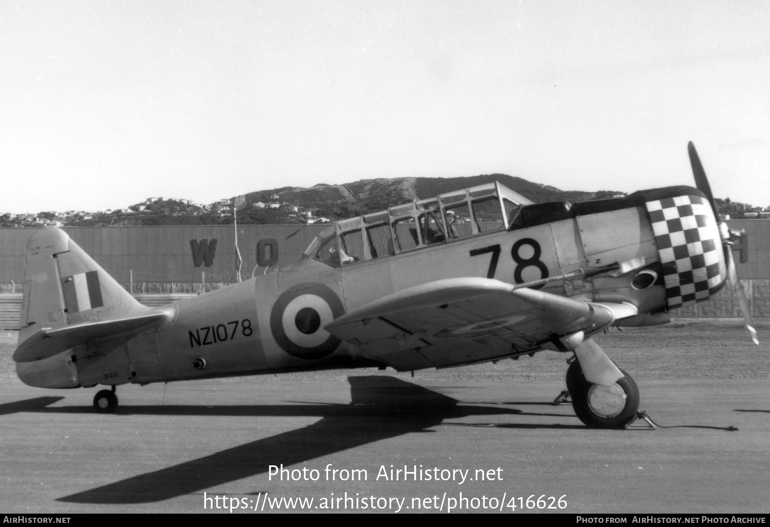 Aircraft Photo of NZ1078 | North American AT-6D Harvard III | New Zealand - Air Force | AirHistory.net #416626