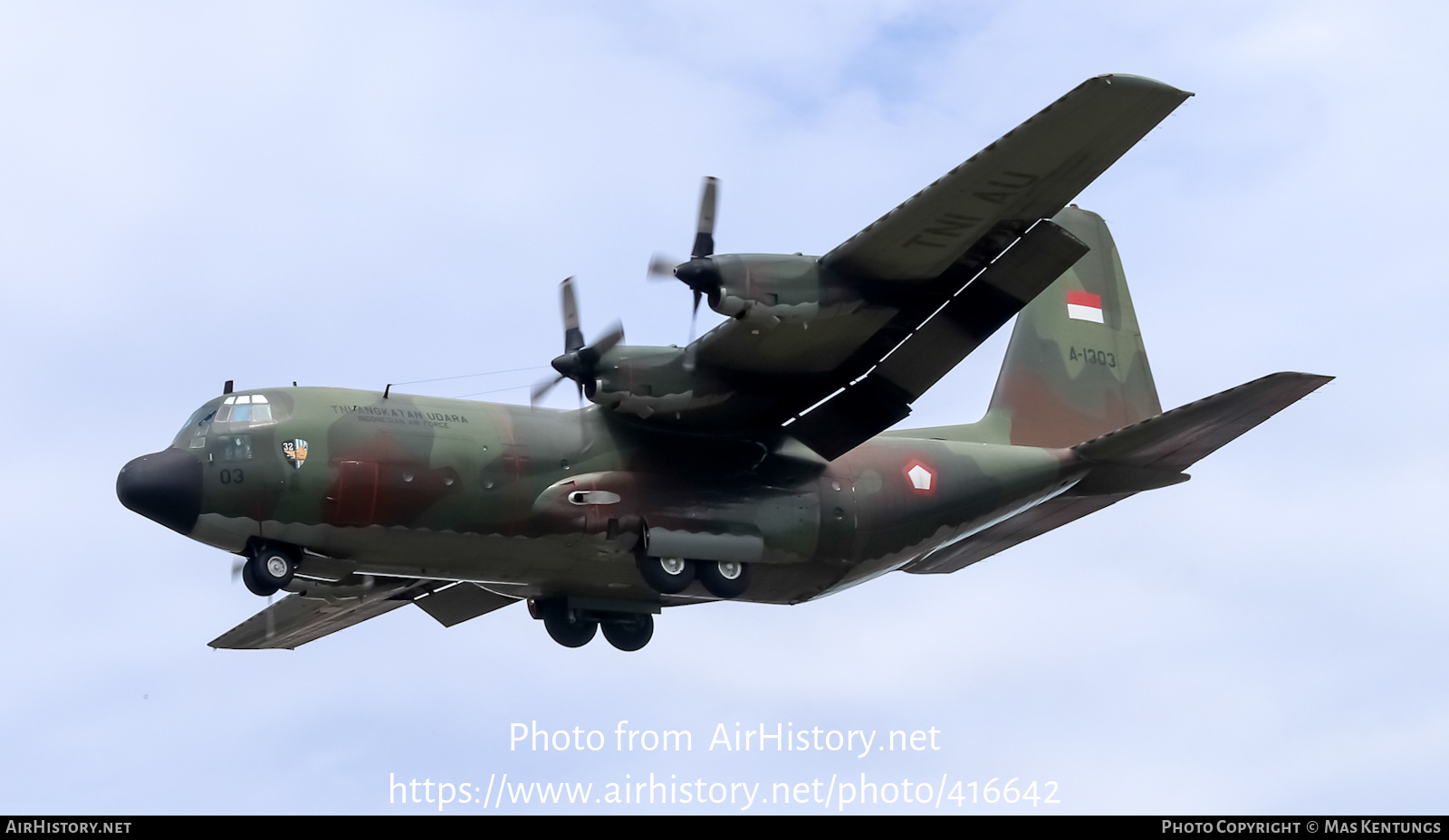 Aircraft Photo of A-1303 | Lockheed C-130B Hercules (L-282) | Indonesia - Air Force | AirHistory.net #416642