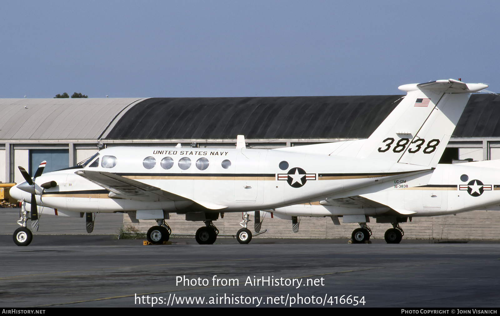 Aircraft Photo of 163838 / 3838 | Beech UC-12M Super King Air (B200C) | USA - Navy | AirHistory.net #416654