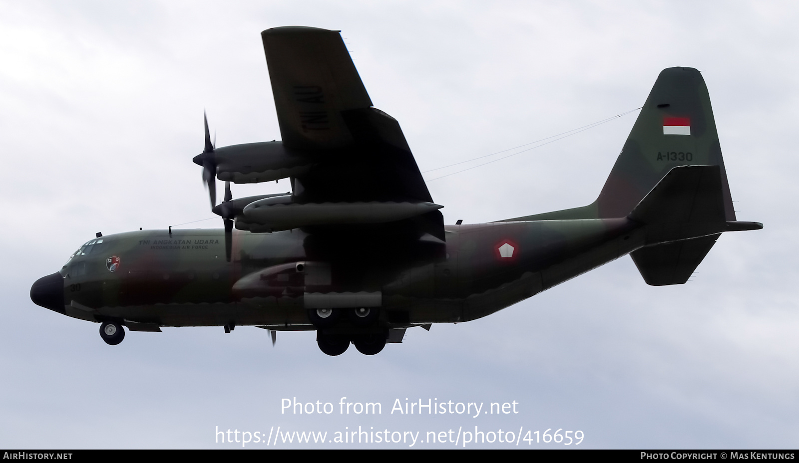 Aircraft Photo of A-1330 | Lockheed C-130H Hercules | Indonesia - Air Force | AirHistory.net #416659