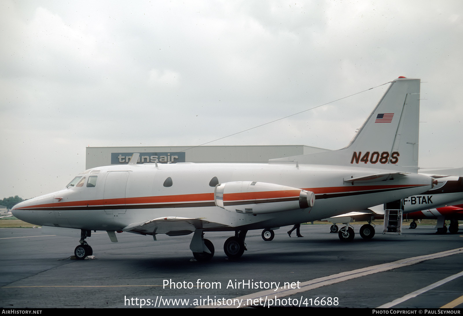 Aircraft Photo of N408S | North American NA-282 Sabreliner 40 | AirHistory.net #416688