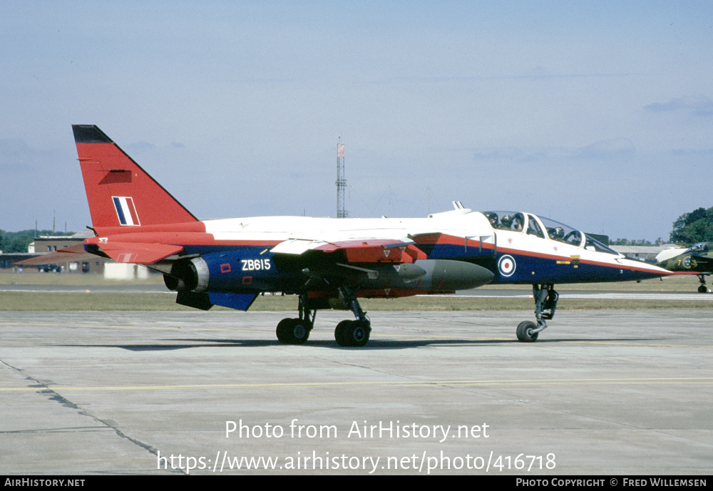 Aircraft Photo of ZB615 | Sepecat Jaguar T2A | UK - Air Force | AirHistory.net #416718