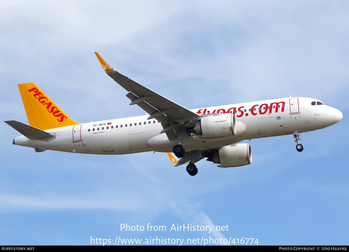 Aircraft Photo of TC-NCU | Airbus A320-251N | Pegasus Airlines | AirHistory.net #416774