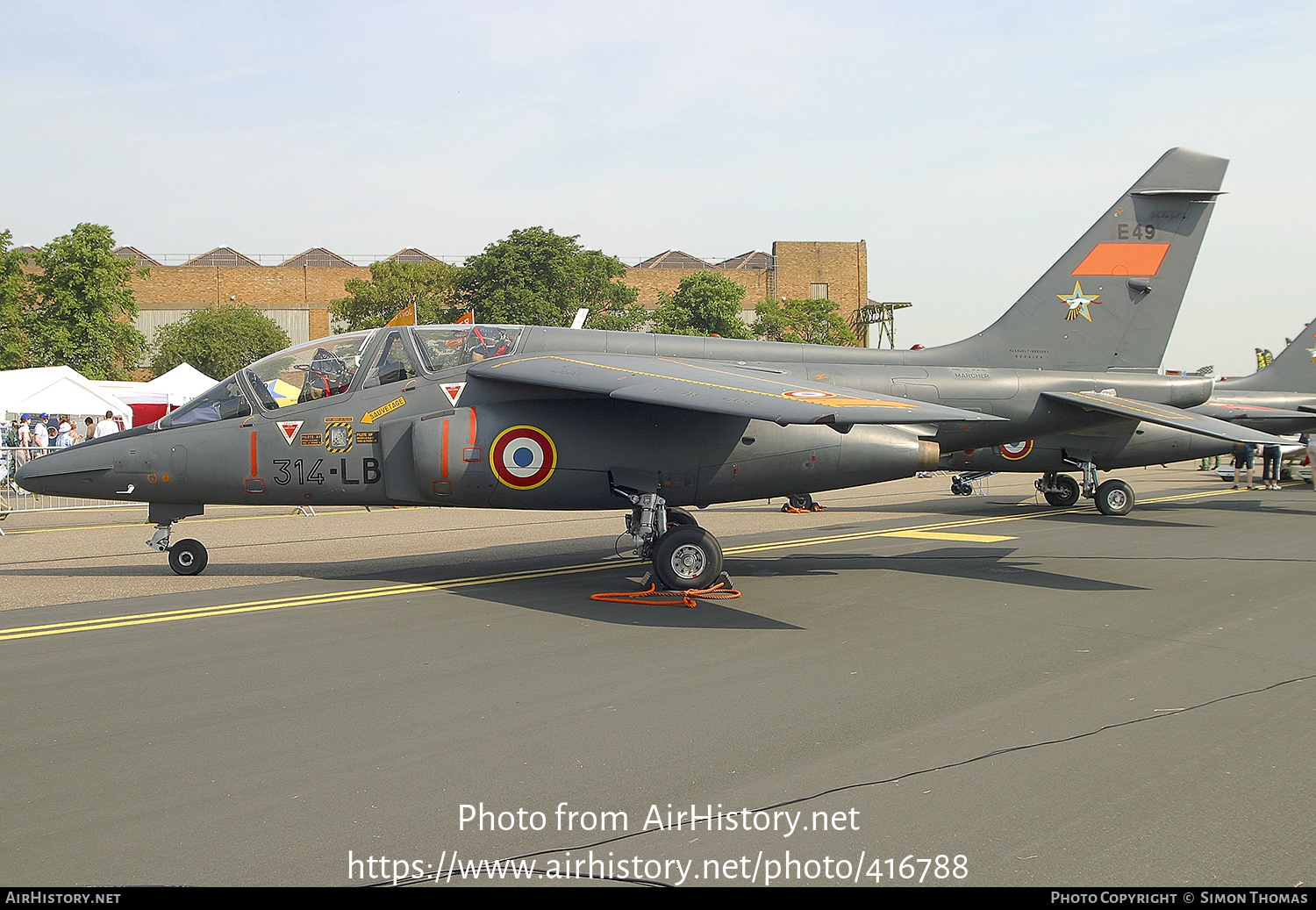 Aircraft Photo of E49 | Dassault-Dornier Alpha Jet E | France - Air Force | AirHistory.net #416788