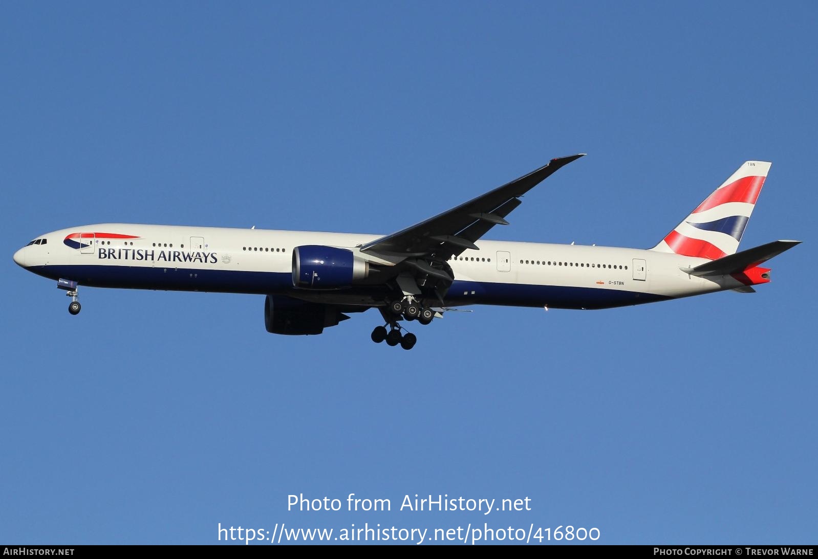 Aircraft Photo of G-STBN | Boeing 777-300/ER | British Airways | AirHistory.net #416800