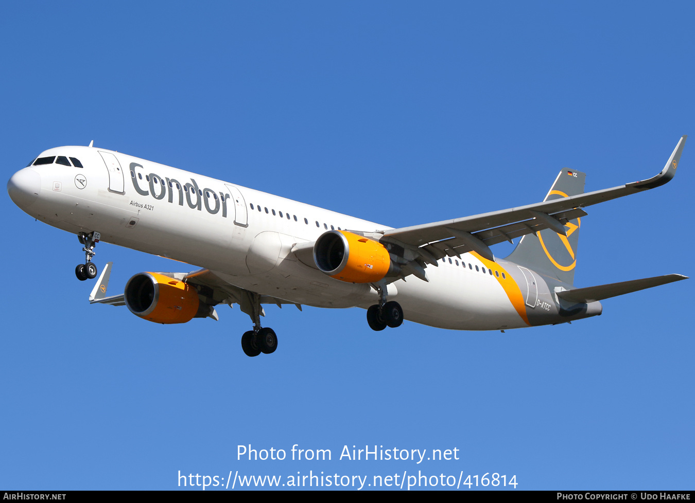 Aircraft Photo of D-ATCC | Airbus A321-211 | Condor Flugdienst | AirHistory.net #416814