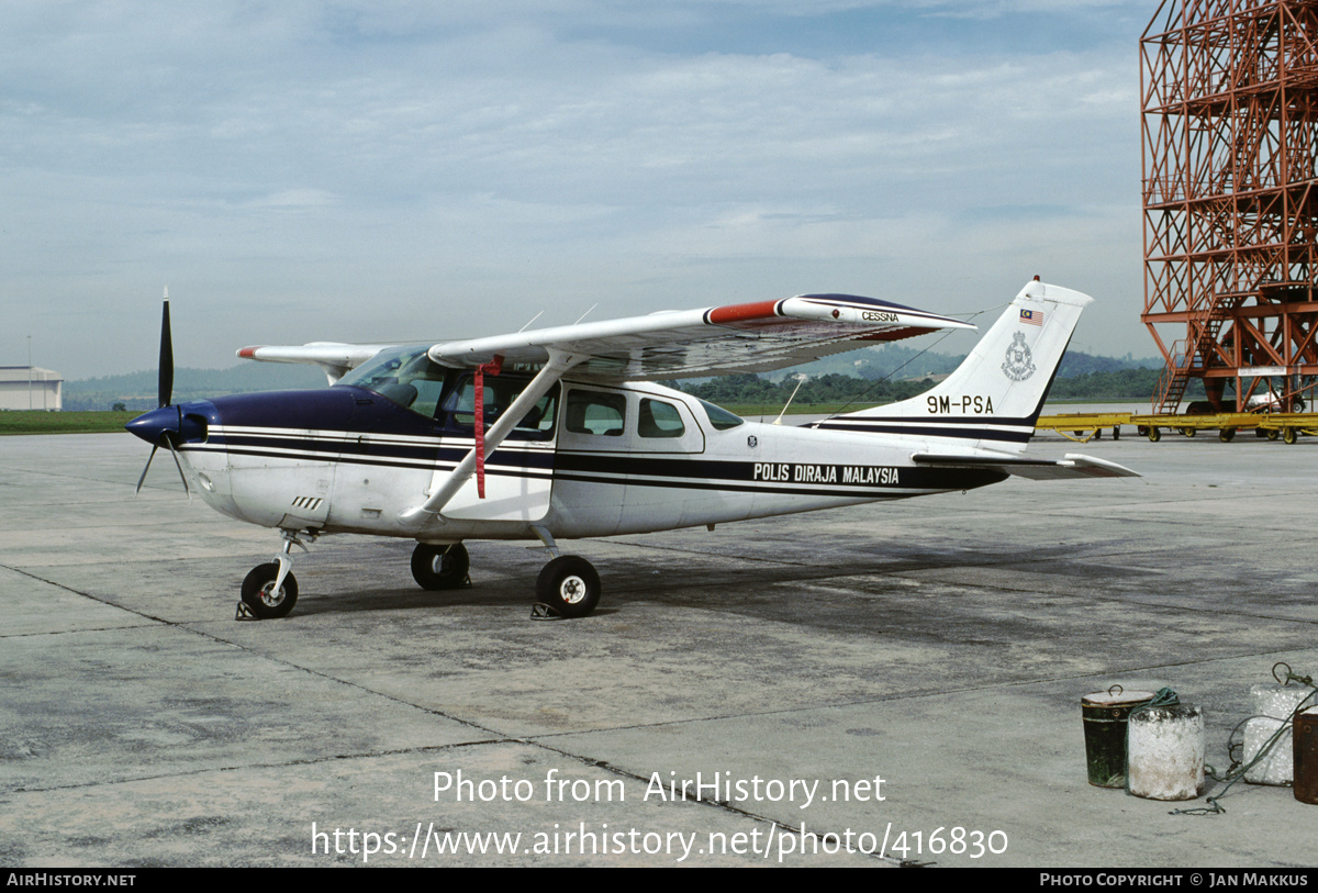 Aircraft Photo of 9M-PSA | Cessna U206G Stationair 6 | Polis Diraja Malaysia | AirHistory.net #416830