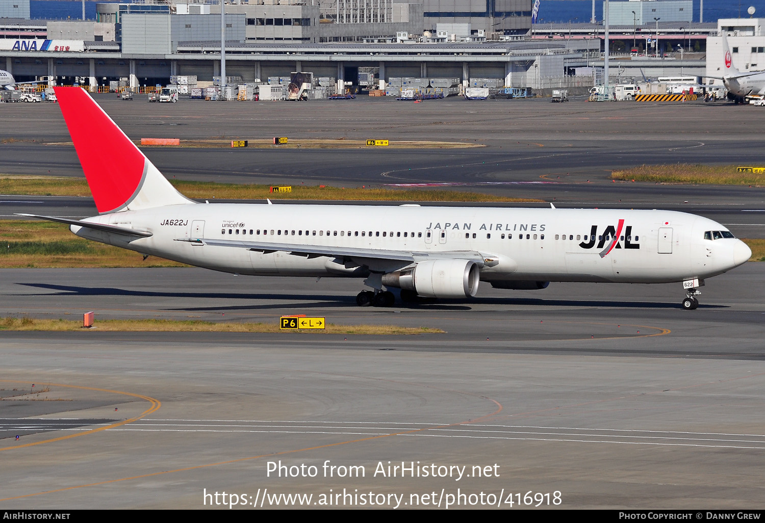 Aircraft Photo of JA622J | Boeing 767-346/ER | Japan Airlines - JAL | AirHistory.net #416918