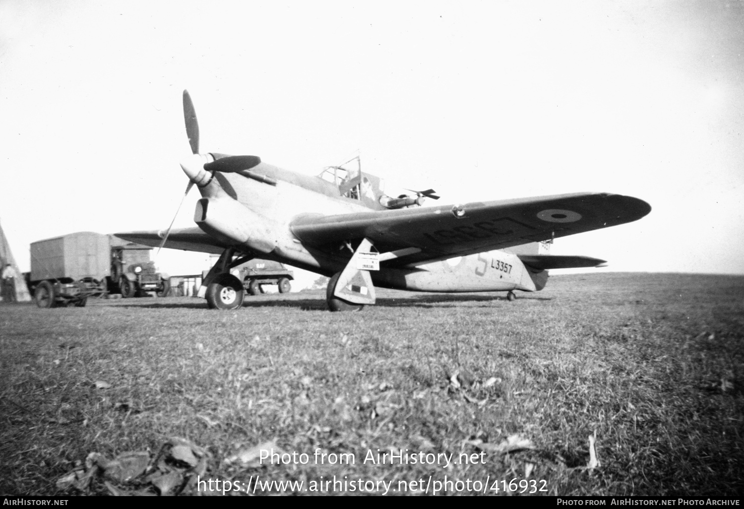 Aircraft Photo of L3357 | Hawker Henley I | UK - Air Force | AirHistory.net #416932