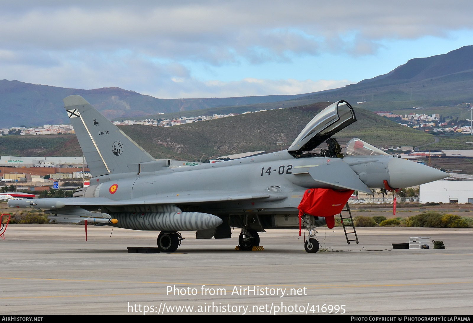 Aircraft Photo of C16-35 | Eurofighter EF-2000 Typhoon S | Spain - Air Force | AirHistory.net #416995