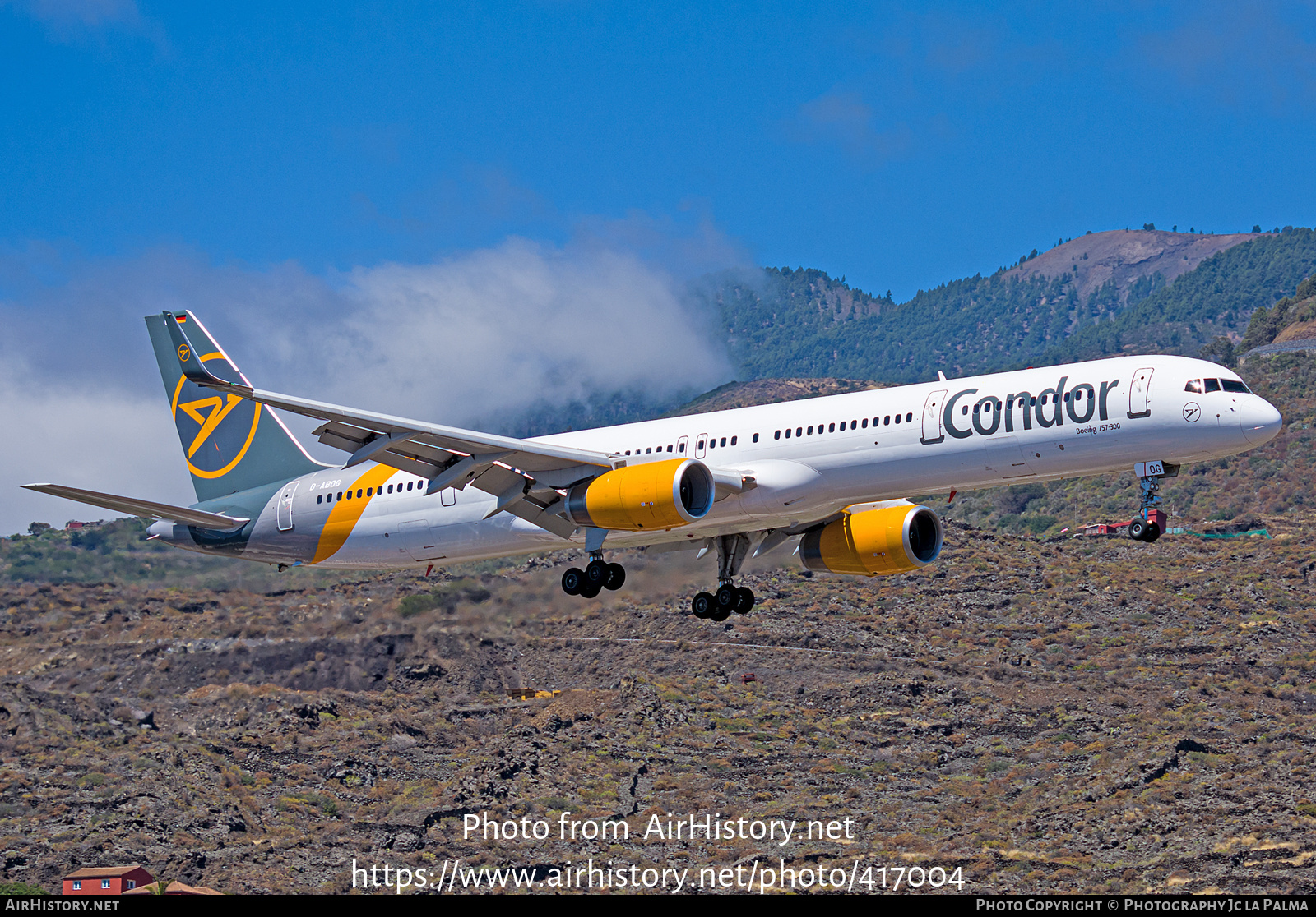 Aircraft Photo of D-ABOG | Boeing 757-330 | Condor Flugdienst | AirHistory.net #417004