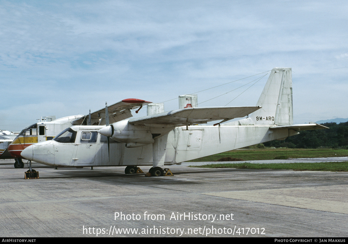 Aircraft Photo of 9M-ARQ | Britten-Norman BN-2A-3 Islander | AirHistory.net #417012