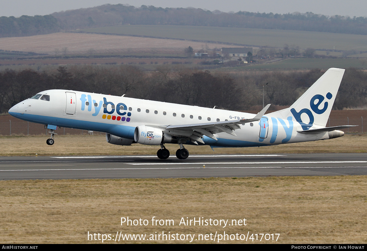 Aircraft Photo of G-FBJF | Embraer 175STD (ERJ-170-200STD) | Flybe | AirHistory.net #417017