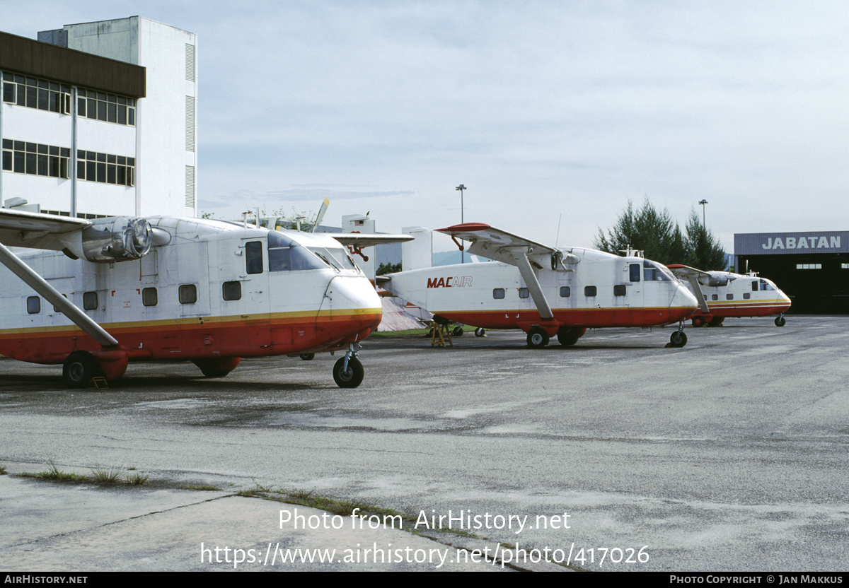 Aircraft Photo of 9M-AQG | Short SC.7 Skyvan 3-200 | Malaysia Air Charter - MAC | AirHistory.net #417026