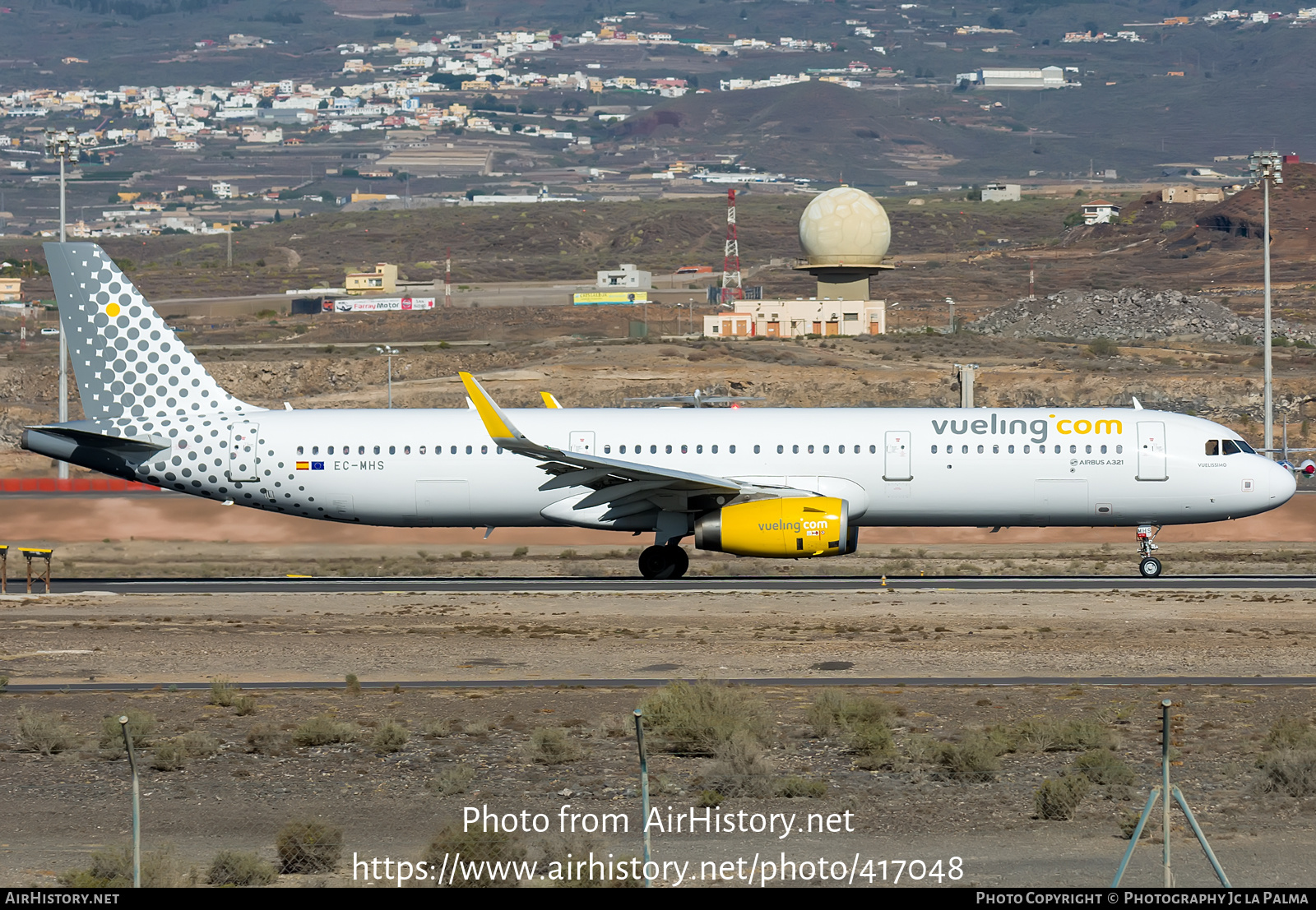 Aircraft Photo of EC-MHS | Airbus A321-231 | Vueling Airlines | AirHistory.net #417048