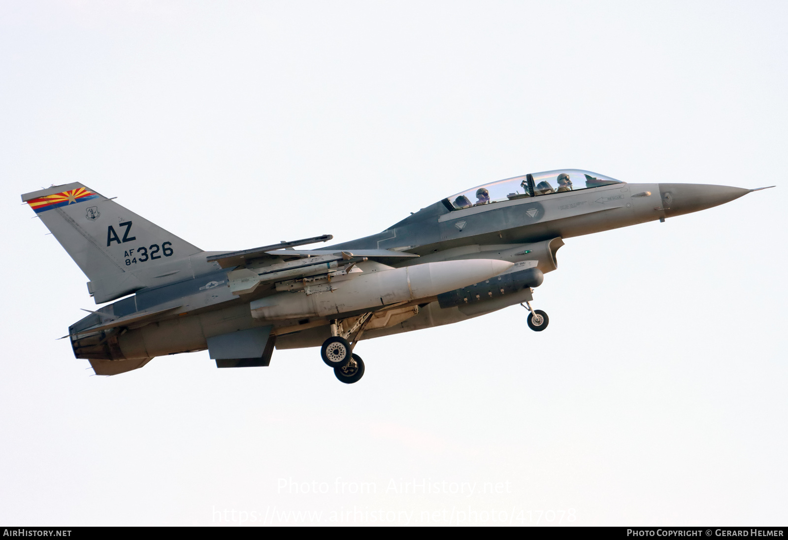 Aircraft Photo of 84-1326 / AF84-326 | General Dynamics F-16D Fighting ...