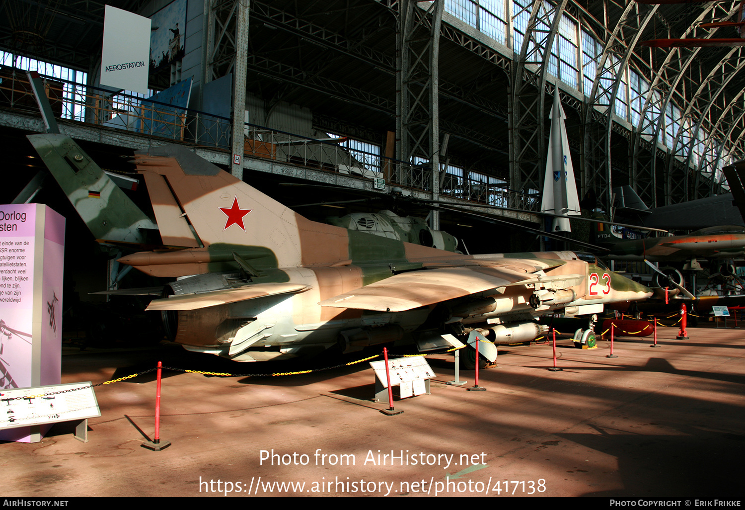 Aircraft Photo of 23 red | Mikoyan-Gurevich MiG-23BN | Russia - Air Force | AirHistory.net #417138