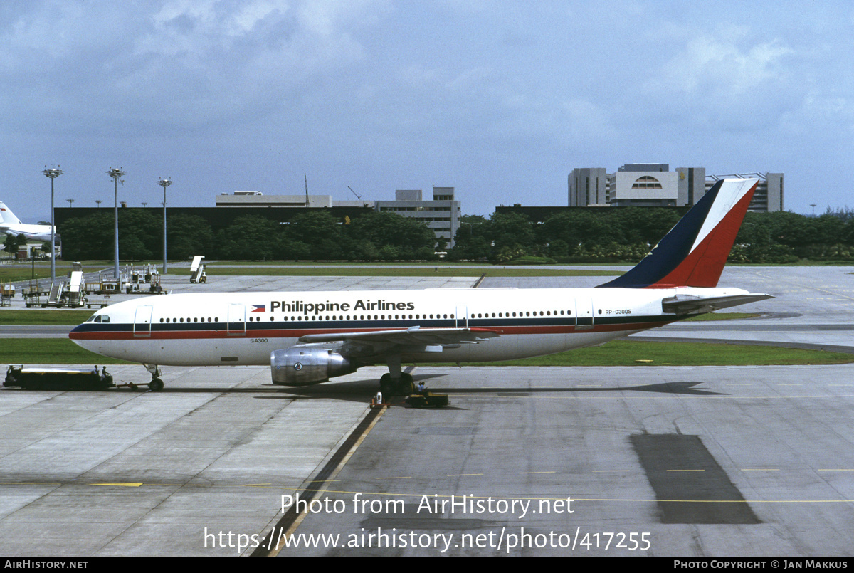 Aircraft Photo of RP-C3005 | Airbus A300B4-203 | Philippine Airlines | AirHistory.net #417255