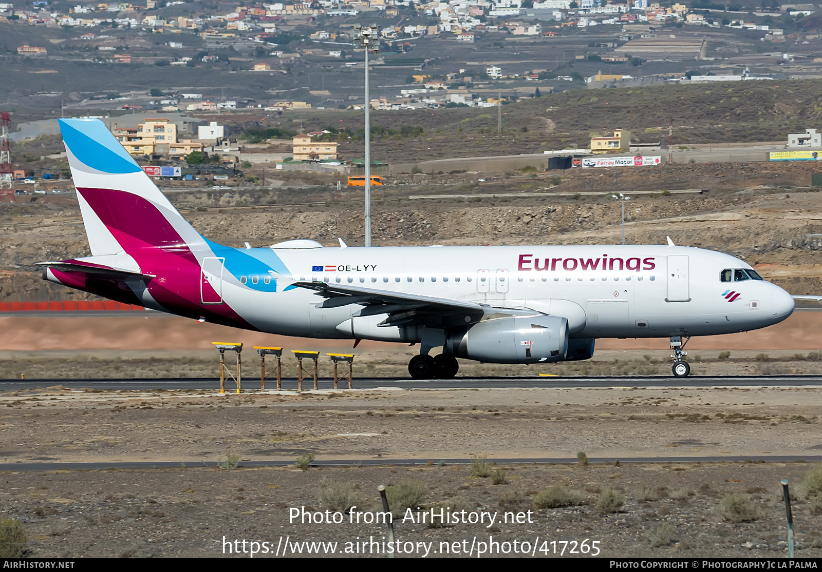 Aircraft Photo of OE-LYY | Airbus A319-132 | Eurowings | AirHistory.net #417265