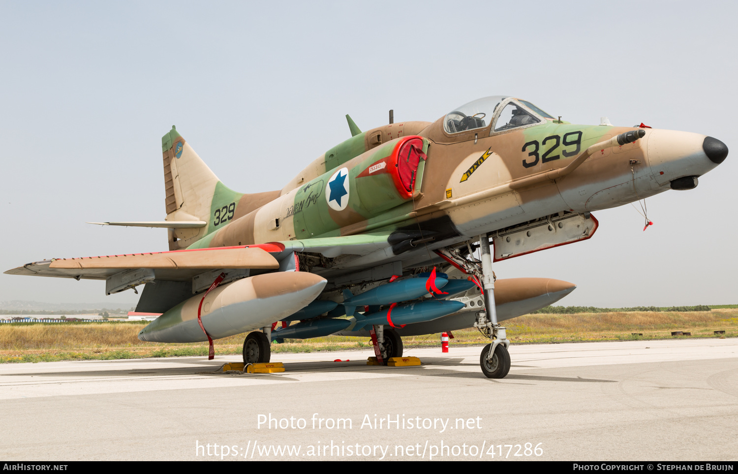 Aircraft Photo of 329 | McDonnell Douglas A-4N Skyhawk II (Aa-it) | Israel - Air Force | AirHistory.net #417286