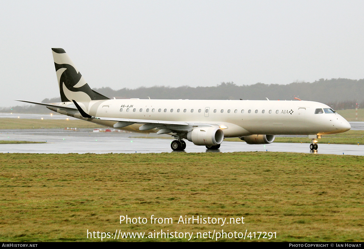 Aircraft Photo of A6-AJH | Embraer Lineage 1000E (ERJ-190-100ECJ) | AJA - Al Jaber Aviation | AirHistory.net #417291