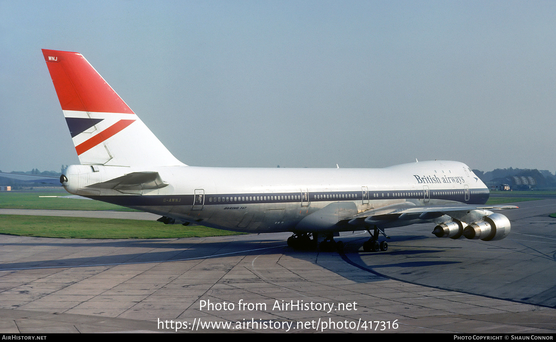 Aircraft Photo of G-AWNJ | Boeing 747-136 | British Airways | AirHistory.net #417316