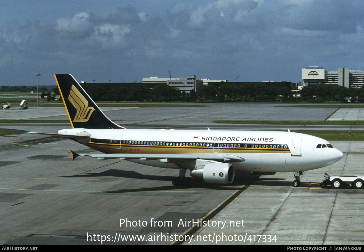 Aircraft Photo of 9V-STP | Airbus A310-324 | Singapore Airlines | AirHistory.net #417334