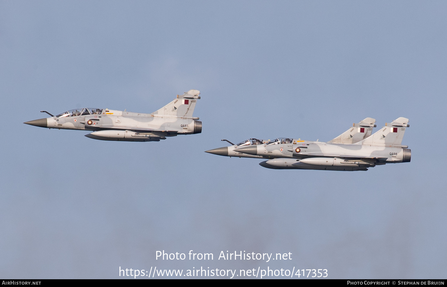 Aircraft Photo of QA85 | Dassault Mirage 2000-5DDA | Qatar - Air Force | AirHistory.net #417353