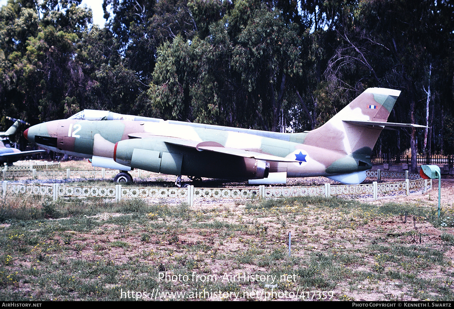 Aircraft Photo of 12 | Sud SO-4050 Vautour IIA | Israel - Air Force | AirHistory.net #417359