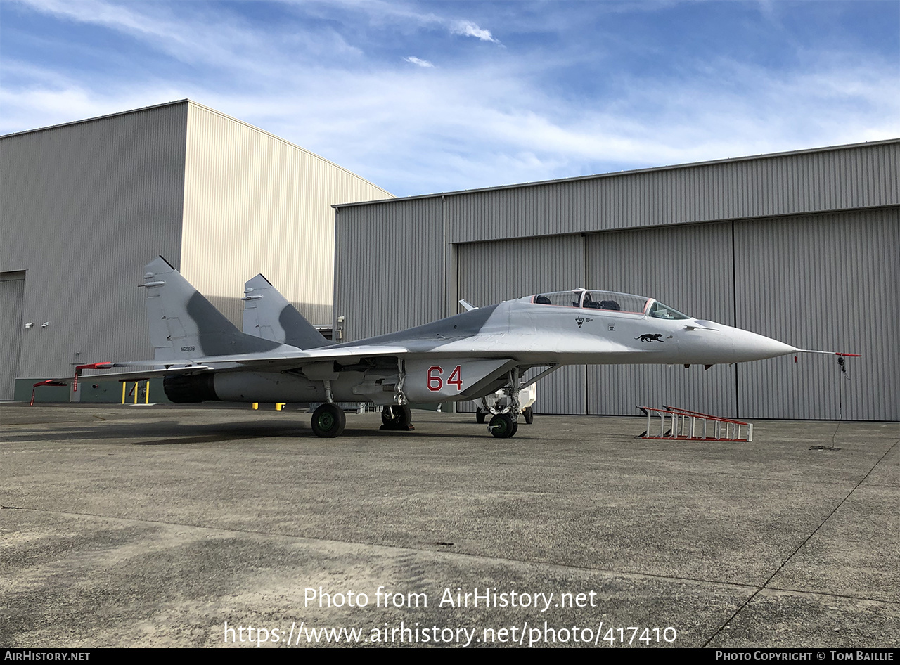 Aircraft Photo of N29UB | Mikoyan-Gurevich MiG-29UB (9-51) | AirHistory.net #417410