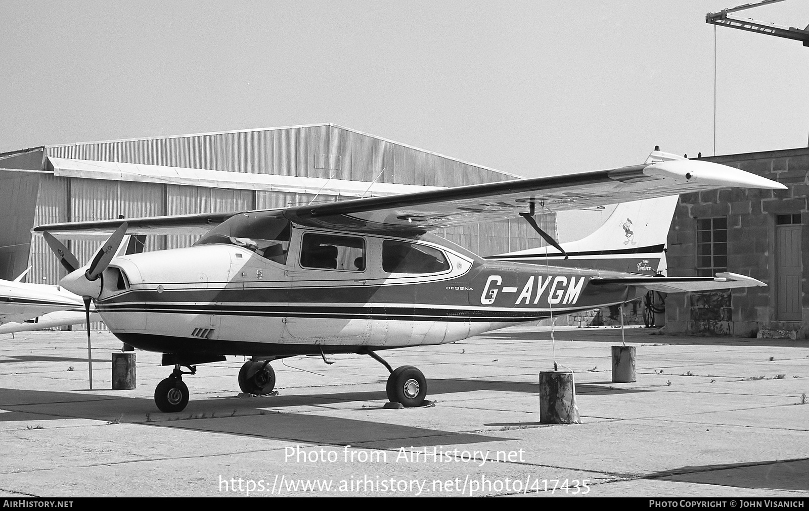 Aircraft Photo of G-AYGM | Cessna T210K Turbo Centurion | AirHistory.net #417435