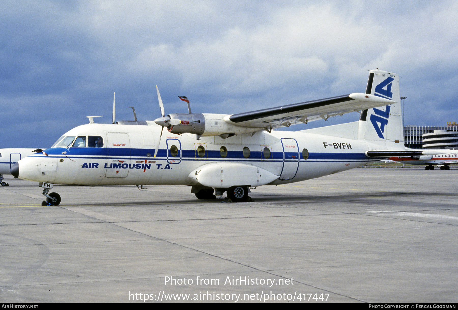 Aircraft Photo of F-BVFH | Nord 262A-44 | Air Limousin Transports Aérien - ALTA | AirHistory.net #417447