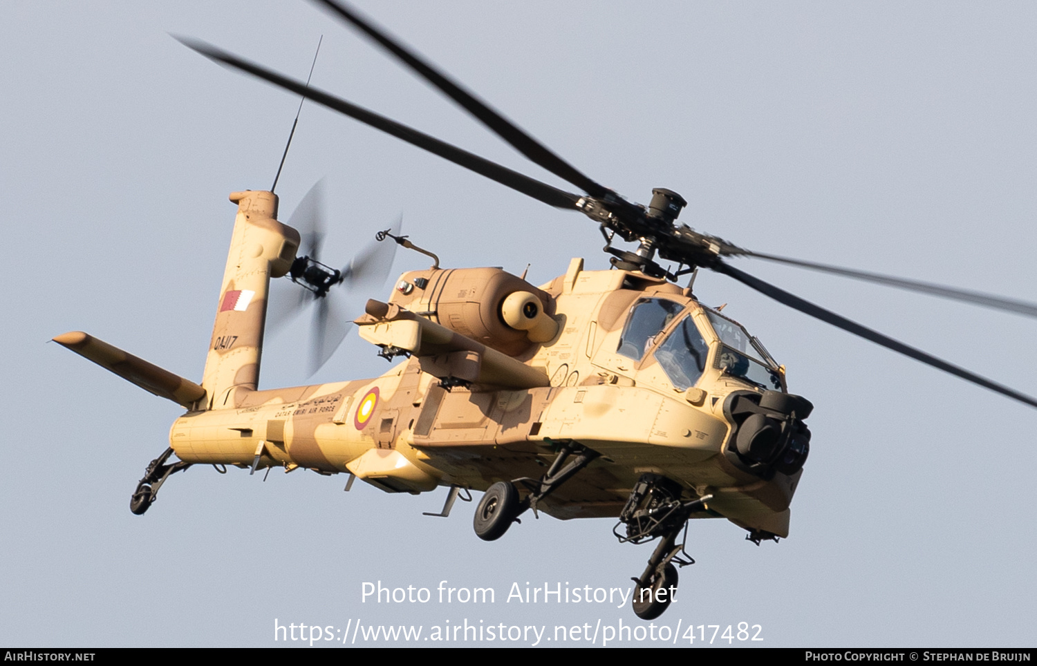 Aircraft Photo of QA117 | Boeing AH-64E Apache Guardian | Qatar - Air Force | AirHistory.net #417482