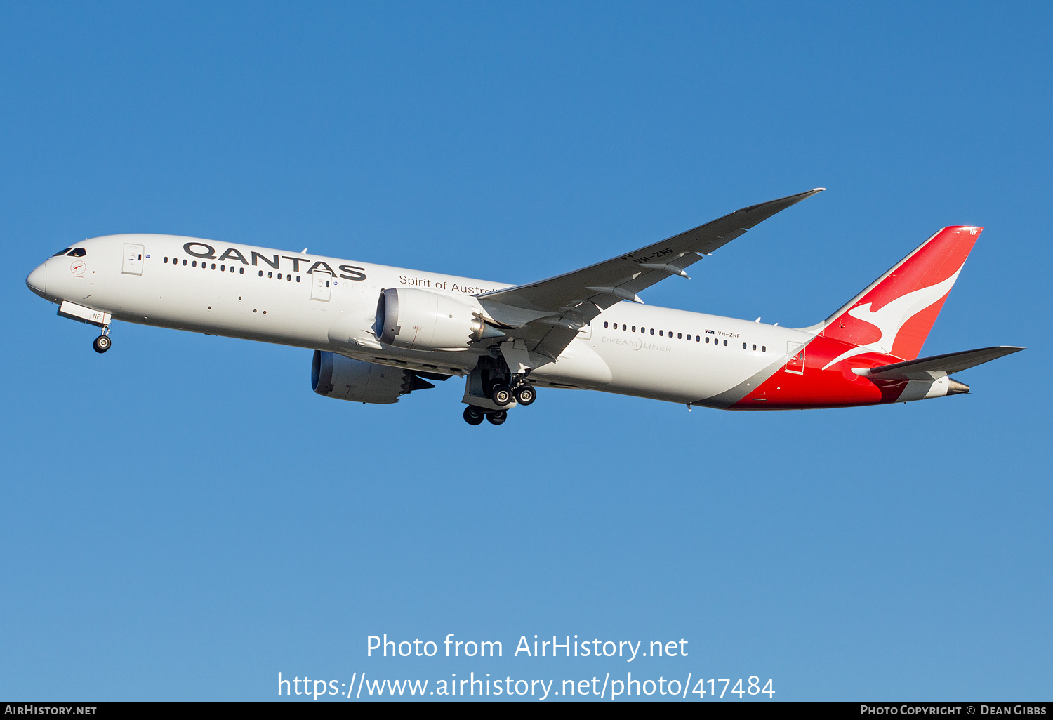 Aircraft Photo of VH-ZNF | Boeing 787-9 Dreamliner | Qantas | AirHistory.net #417484