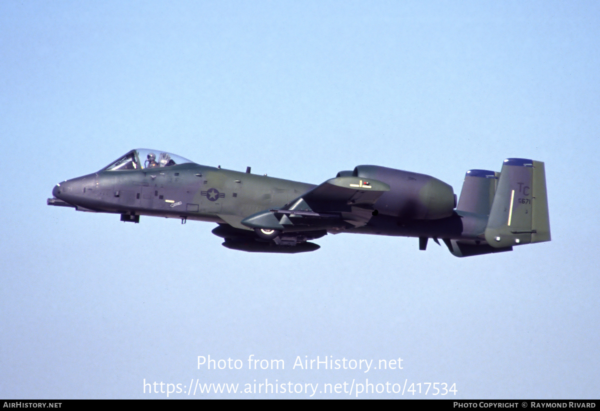 Aircraft Photo of 78-0671 / AF78-671 | Fairchild A-10C Thunderbolt II | USA - Air Force | AirHistory.net #417534