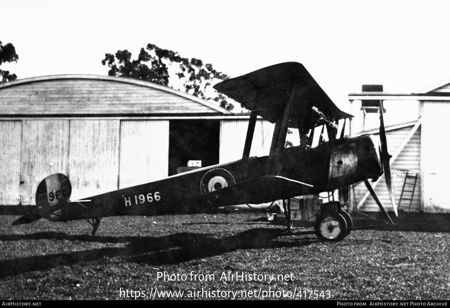 Aircraft Photo of H1966 | Avro 504K | UK - Air Force | AirHistory.net #417543