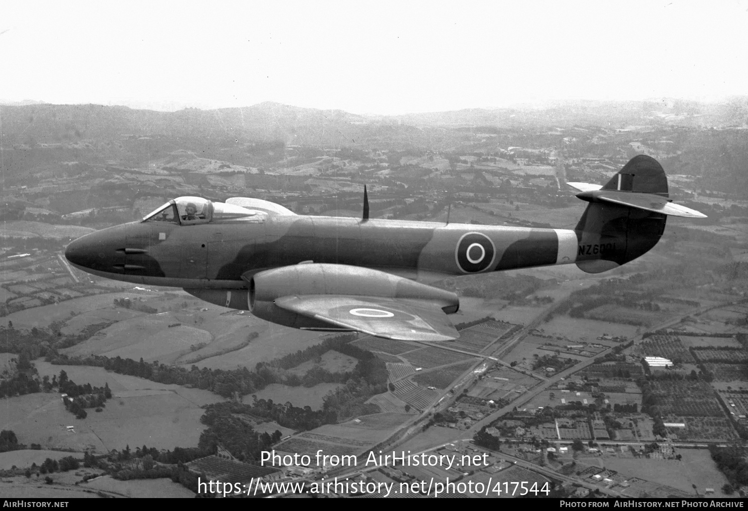 Aircraft Photo of NZ6001 | Gloster Meteor F3 | New Zealand - Air Force | AirHistory.net #417544