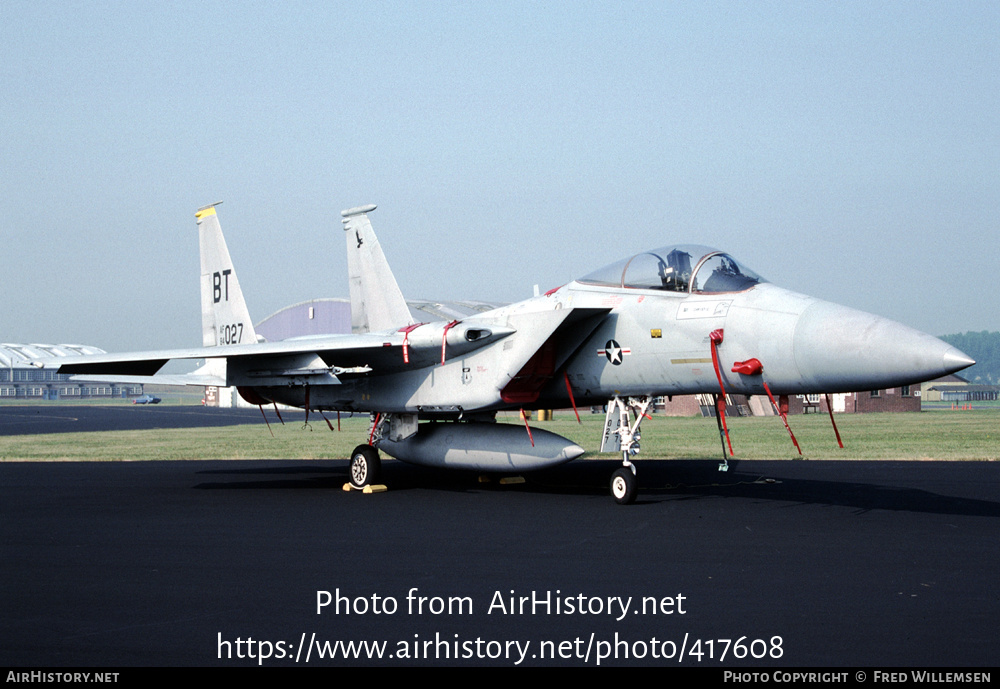 Aircraft Photo of 84-0027 / AF84-027 | McDonnell Douglas F-15C Eagle | USA - Air Force | AirHistory.net #417608